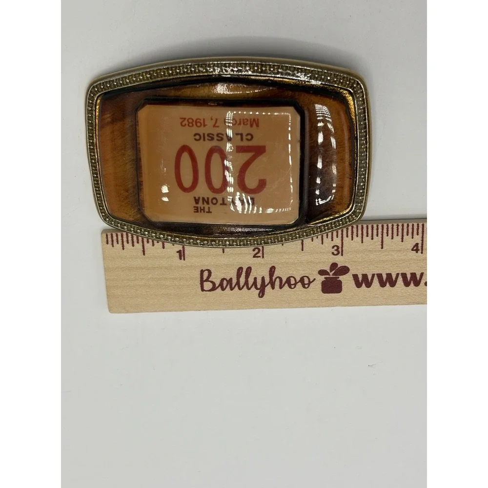 Daytona 200 Belt Buckle 1982 Motorcycle Racing Daytona Motor Speedway Formula 1